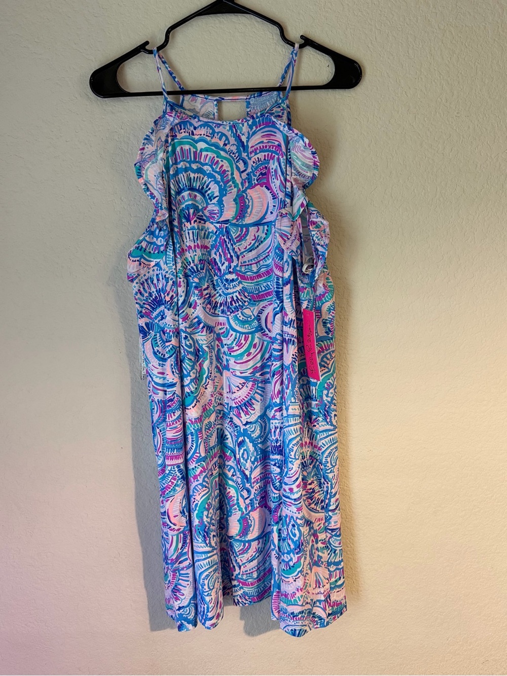 Lilly Pulitzer Blue, Pink & Turquoise Paisley-Print Sundress